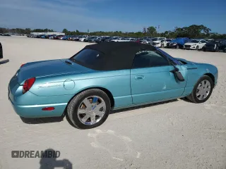 2002 Ford Thunderbird Hardtop Premium with VIN 1FAHP60A32Y108035, listed as a Copart auction lot 41422055 with 28,863 mi miles and Salvage Title. Bid and sale history available at DreamBid. Image 3.