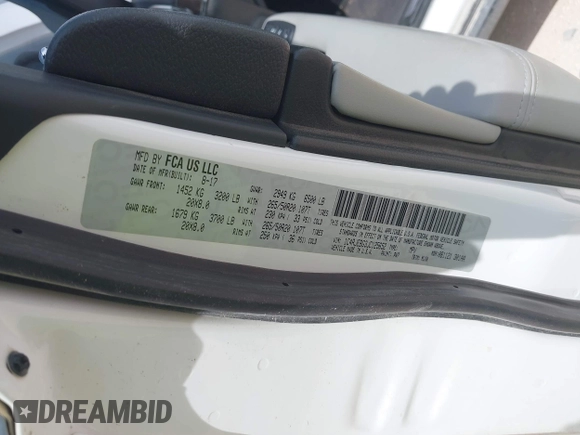 2018 Jeep Grand Cherokee Limited with VIN 1C4RJEBG3JC125652, listed as a IAAI auction lot 41921124 with Not provided miles and . Bid and sale history available at DreamBid. Image 9.