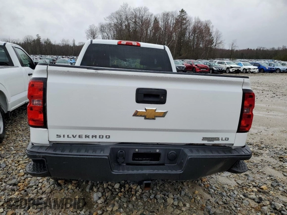 2019 Chevrolet Silverado 1500 Work Truck with VIN 2GCVKNEC5K1101056, listed as a Copart auction lot 48936565 with 206,840 mi miles and Salvage Title. Bid and sale history available at DreamBid. Image 6.