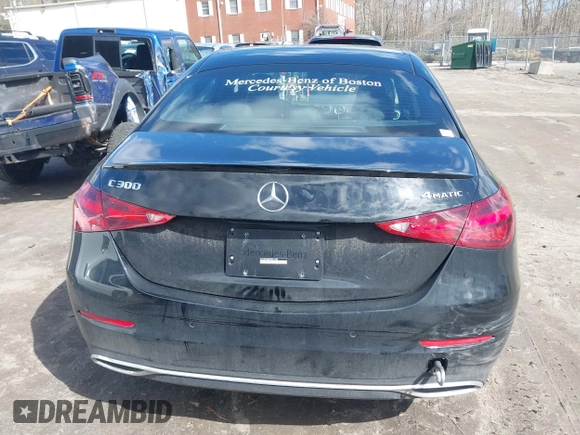 2025 Mercedes-Benz C 300 with VIN W1KAF4HB5SR241590, listed as a IAAI auction lot 41654082 with 4,297 mi miles and . Bid and sale history available at DreamBid. Image 16.