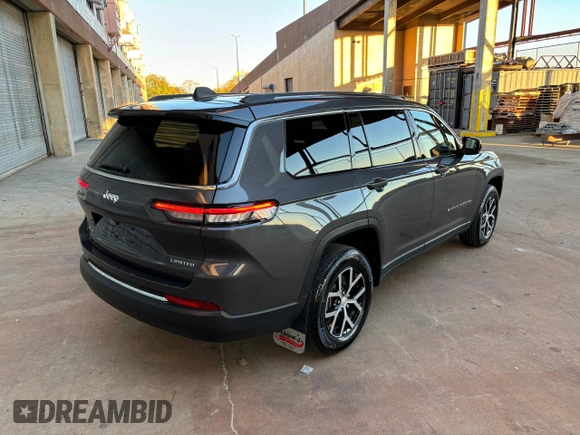 2023 Jeep Grand Cherokee Limited с VIN 1C4RJKBG4P8840711, выставлен на аукционе Copart как лот 78106834 с пробегом 8 060 миль миль и Списание • Salvage title. История ставок и продаж доступна на DreamBid. Изображение 4.