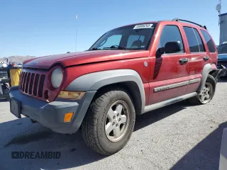 2007 Jeep Liberty Sport with VIN 1J4GL48K37W530029, listed as a Copart auction lot 49006265 with 194,986 mi miles and Salvage Title. Bid and sale history available at carsss.com. Image 1.