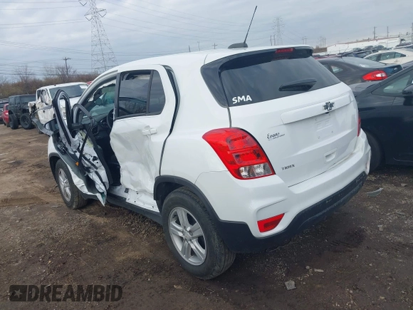 2020 Chevrolet Trax LS z VIN KL7CJKSB8LB085048, wystawiony jako IAAI lot #38242977 z przebiegiem 32 428 mil mil oraz . Historia ofert i sprzedaży dostępna na DreamBid. Obrazek 3.