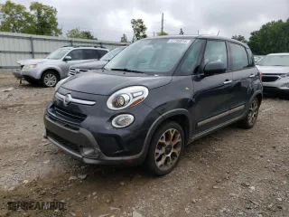 2014 FIAT 500L Trekking with VIN ZFBCFADH4EZ014393, listed as a Copart auction lot 72790814 with 91,936 mi miles and Clean Title. Bid and sale history available at carsss.com. Image 1.