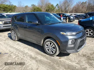 2020 Kia Soul S with VIN KNDJ23AU5L7095183, listed as a Copart auction lot 50002395 with 54,833 mi miles and Salvage Title. Bid and sale history available at carsss.com. Image 4.