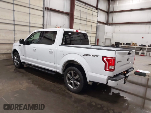 2017 Ford F-150 XL with VIN 1FTEW1CP8HKC06962, listed as a IAAI auction lot 42033408 with 43,797 mi miles. Bid and sale history available at carsss.com. Image 3.