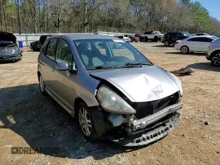 2008 Honda Fit Sport with VIN JHMGD38668S043186, listed as a Copart auction lot 48533055 with 95,396 mi miles and Salvage Title. Bid and sale history available at carsss.com. Image 11.