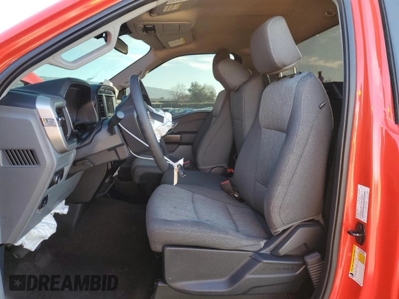 2021 Ford F-150 XL with VIN 1FTMF1C58MKE69537, listed as a Copart auction lot 41438195 with 51,701 mi miles and Salvage title. Bid and sale history available at DreamBid. Image 7.