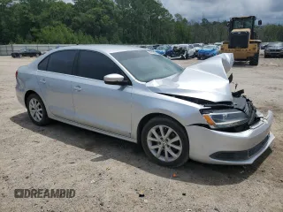 2013 Volkswagen Jetta SE z VIN 3VWDX7AJ6DM452161, wystawiony jako Copart lot #60510695 z przebiegiem Nie podano mil oraz Szkoda całkowita • Salvage title. Historia ofert i sprzedaży dostępna na DreamBid. Obrazek 4.