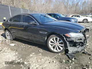 2017 Jaguar XF with VIN SAJBJ4BN8HCY31666, listed as a Copart auction lot 47123505 with 139,356 mi miles and Salvage Title. Bid and sale history available at DreamBid. Image 4.