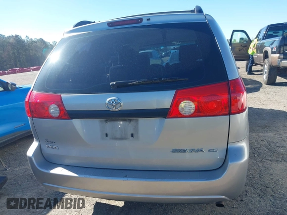 2007 Toyota Sienna CE with VIN 5TDZK23CX7S041018, listed as a IAAI auction lot 41838454 with 249,644 mi miles. Bid and sale history available at carsss.com. Image 17.