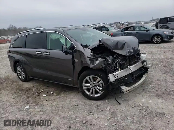 2021 Toyota Sienna Limited with VIN 5TDESKFC1MS013209, listed as a Copart auction lot 41852515 with 66,584 mi miles and Salvage Title. Bid and sale history available at DreamBid. Image 11.