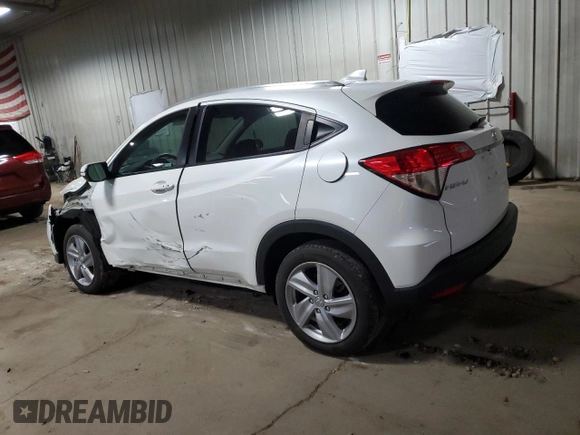 2019 Honda HR-V EX-L with VIN 3CZRU6H77KM730160, listed as a Copart auction lot 47661255 with 22,413 mi miles and Salvage Title. Bid and sale history available at carsss.com. Image 2.
