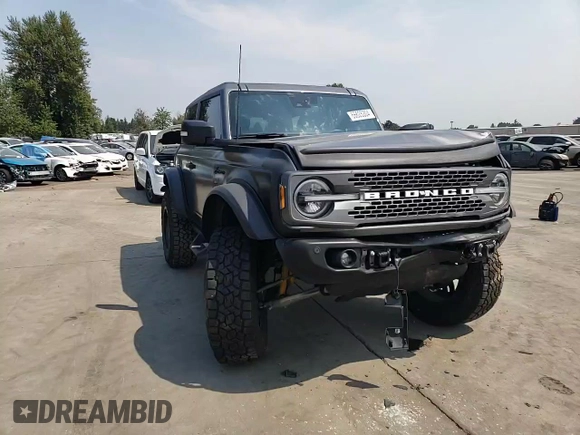 2023 Ford Bronco with VIN 1FMDE5CP1PLA92944, listed as a Copart auction lot 66625304 with 115,179 mi miles and Salvage title. Bid and sale history available at DreamBid. Image 10.