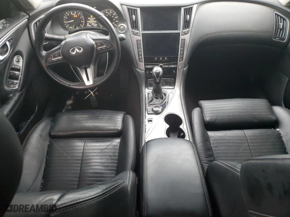 2020 Infiniti Q50 3.0t LUXE with VIN JN1EV7AR5LM257295, listed as a Copart auction lot 88443445 with 38,523 mi miles and Salvage Title. Bid and sale history available at carsss.com. Image 8.