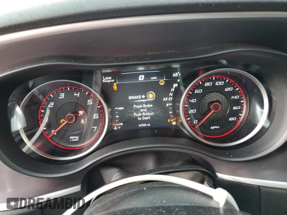 2020 Dodge Charger Scat Pack z VIN 2C3CDXGJ2LH180210, wystawiony jako Copart lot #54559495 z przebiegiem 67 929 mil mil oraz Szkoda całkowita • Salvage title. Historia ofert i sprzedaży dostępna na DreamBid. Obrazek 9.