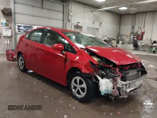 2012 Toyota Prius One with VIN JTDKN3DU7C0335138, listed as a IAAI auction lot 41569811 with 191,288 mi miles. Bid and sale history available at carsss.com. Image 1.