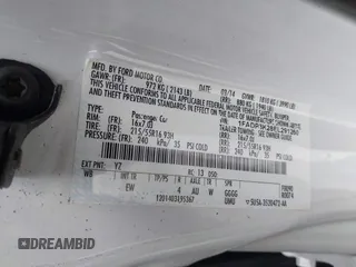 2014 Ford Focus SE with VIN 1FADP3K28EL291260, listed as a IAAI auction lot 42029753 with 98,686 mi miles. Bid and sale history available at carsss.com. Image 9.