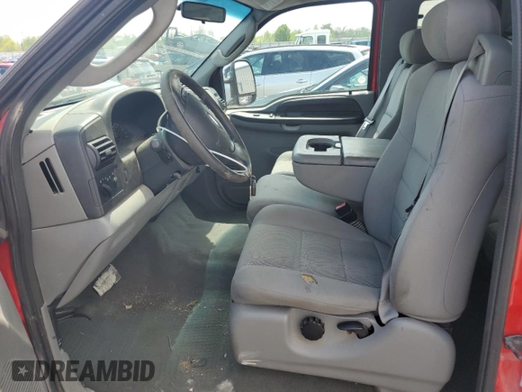2006 Ford F-250 XL with VIN 1FTSX21546EC29660, listed as a Copart auction lot 54187375 with 87,845 mi miles and Salvage title. Bid and sale history available at DreamBid. Image 7.