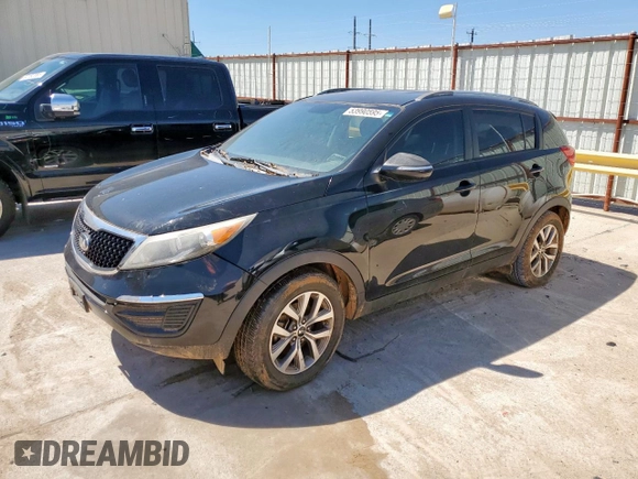 2014 Kia Sportage LX with VIN KNDPB3ACXE7549948, listed as a Copart auction lot 53990595 with 305,300 mi miles and Clean Title. Bid and sale history available at carsss.com. Image 1.
