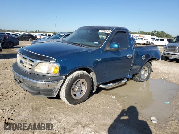 2000 Ford F-150 XL with VIN 1FTZF0724YKB07646, listed as a Copart auction lot 46862275 with 275,872 mi miles and Salvage Title. Bid and sale history available at carsss.com. Image 1.