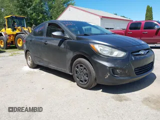 2014 Hyundai Accent GLS with VIN KMHCT4AE1EU758916, listed as a IAAI auction lot 42776557 with 205,000 mi miles and . Bid and sale history available at DreamBid. Image 1.