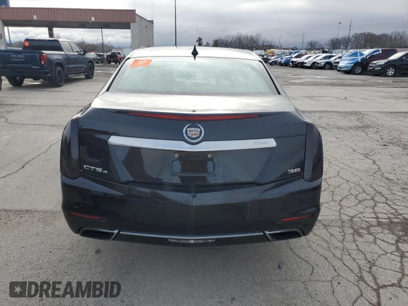2014 Cadillac CTS Luxury AWD with VIN 1G6AX5S35E0184477, listed as a Copart auction lot 51186245 with Not provided miles and Salvage title. Bid and sale history available at DreamBid. Image 6.