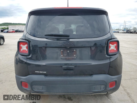 2020 Jeep Renegade Altitude with VIN ZACNJABB8LPL71720, listed as a Copart auction lot 56485415 with 89,861 mi miles and Salvage title. Bid and sale history available at DreamBid. Image 6.