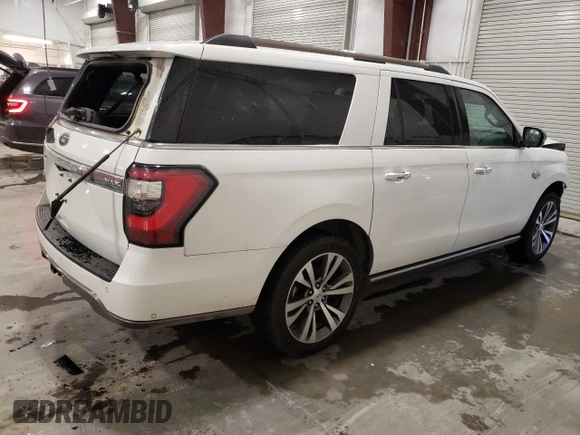 2020 Ford Expedition Max King Ranch with VIN 1FMJK1PT9LEA87291, listed as a Copart auction lot 83955144 with 71,693 mi miles and Salvage Title. Bid and sale history available at DreamBid. Image 3.