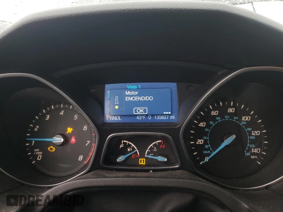 2013 Ford Focus SE z VIN 1FADP3F21DL306223, wystawiony jako Copart lot #51498105 z przebiegiem 135 627 mil mil oraz Szkoda całkowita • Salvage title. Historia ofert i sprzedaży dostępna na DreamBid. Obrazek 9.