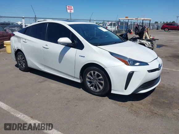 2019 Toyota Prius L Eco z VIN JTDKARFU5K3089070, wystawiony jako IAAI lot #42302536 z przebiegiem 122 911 mil mil oraz . Historia ofert i sprzedaży dostępna na DreamBid. Obrazek 1.