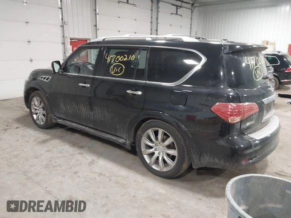 2013 Infiniti QX56 z VIN JN8AZ2NE2D9060510, wystawiony jako IAAI lot #41700210 z przebiegiem 174 834 mil mil oraz . Historia ofert i sprzedaży dostępna na DreamBid. Obrazek 3.