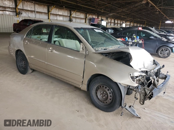 2005 Toyota Corolla CE with VIN 1NXBR32E35Z548983, listed as a Copart auction lot 55888725 with Not Provided miles and Clean Title. Bid and sale history available at DreamBid. Image 4.