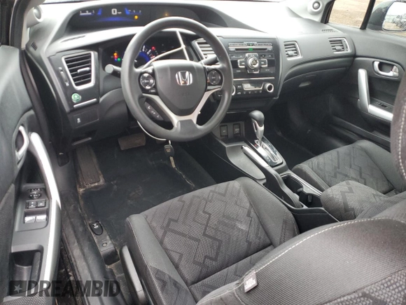 2013 Honda Civic Cpe EX with VIN 2HGFG3B8XDH511096, listed as a Copart auction lot 52083355 with 123,782 mi miles and Salvage Title. Bid and sale history available at carsss.com. Image 8.