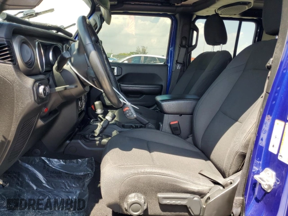 2019 Jeep Wrangler Unlimited Sport S with VIN 1C4HJXDN7KW532960, listed as a Copart auction lot 50556645 with 103,172 mi miles and Salvage title. Bid and sale history available at DreamBid. Image 7.