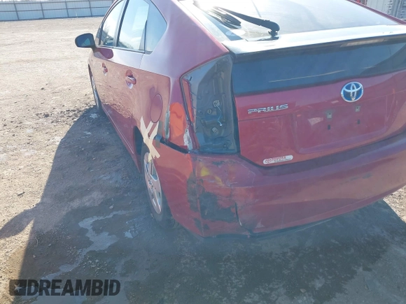 2011 Toyota Prius I z VIN JTDKN3DUXB0250101, wystawiony jako IAAI lot #41797789 z przebiegiem 127 306 mil mil oraz . Historia ofert i sprzedaży dostępna na DreamBid. Obrazek 6.