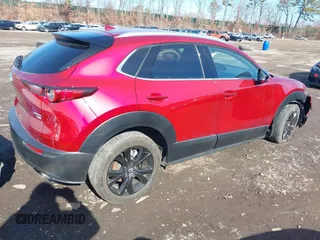2022 Mazda CX-30 2.5 Turbo Premium Package with VIN 3MVDMBDY1NM458943, listed as a IAAI auction lot 41513141 with 16,858 mi miles. Bid and sale history available at carsss.com. Image 4.