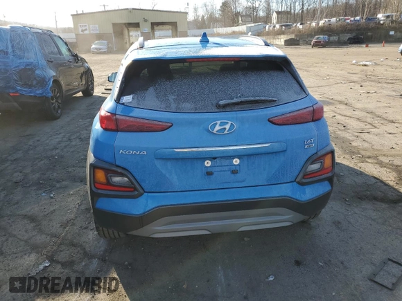 2020 Hyundai Kona Limited with VIN KM8K3CA52LU522505, listed as a Copart auction lot 71314622 with 25,257 mi miles. Bid and sale history available at carsss.com. Image 6.