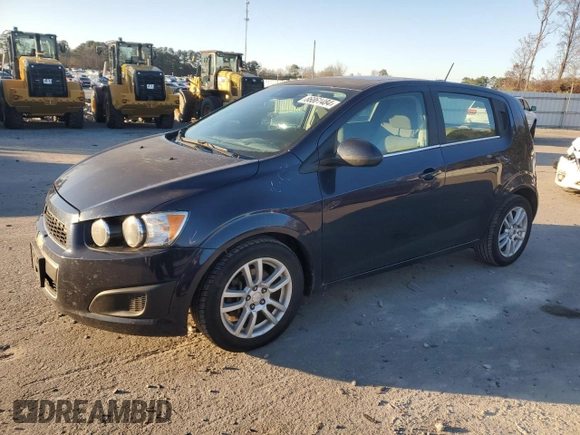 2016 Chevrolet Sonic LT with VIN 1G1JC6SB2G4167064, listed as a Copart auction lot 86861484 with 71,194 mi miles and Salvage Title. Bid and sale history available at carsss.com. Image 1.