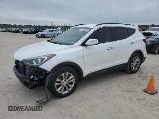 2017 Hyundai Santa Fe Sport 2.0T with VIN 5XYZU4LA8HG467065, listed as a Copart auction lot 45400075 with 119,113 mi miles and Salvage Title. Bid and sale history available at carsss.com. Image 1.