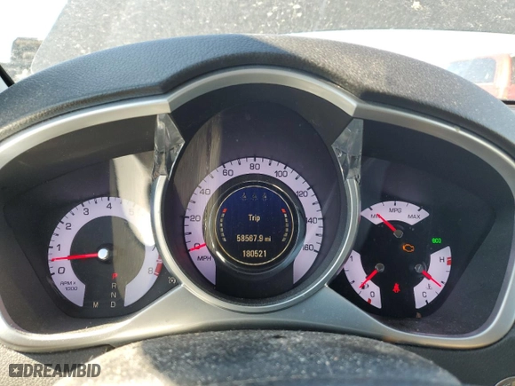 2012 Cadillac SRX Luxury Collection with VIN 3GYFNAE39CS655320, listed as a Copart auction lot 46979895 with 180,521 mi miles and Salvage Title. Bid and sale history available at carsss.com. Image 9.