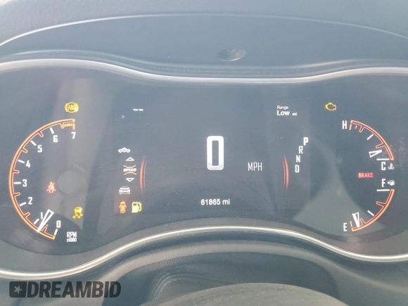 2019 Dodge Durango SXT Plus with VIN 1C4RDHAGXKC535215, listed as a Copart auction lot 45247175 with 61,865 mi miles and Salvage Title. Bid and sale history available at DreamBid. Image 9.