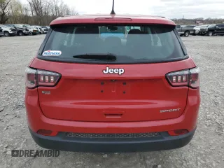 2020 Jeep Compass Sport z VIN 3C4NJCABXLT166098, wystawiony jako Copart lot #50807445 z przebiegiem 87 719 mil mil oraz Szkoda całkowita • Salvage title. Historia ofert i sprzedaży dostępna na DreamBid. Obrazek 6.