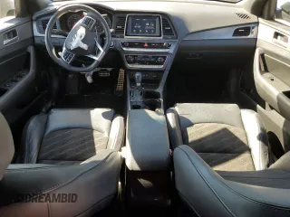 2018 Hyundai Sonata Sport with VIN 5NPE34AF3JH615833, listed as a Copart auction lot 45702425 with 63,522 mi miles and Salvage Title. Bid and sale history available at carsss.com. Image 8.