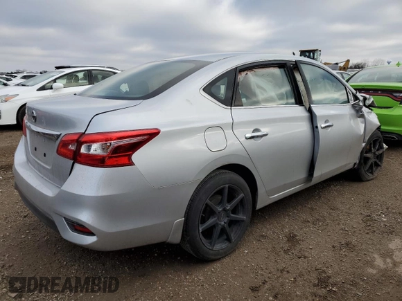 2019 Nissan Sentra S with VIN 3N1AB7AP9KY220221, listed as a Copart auction lot 84815844 with Not provided miles and Salvage title. Bid and sale history available at DreamBid. Image 3.