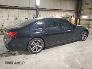 2017 BMW 7 Series with VIN WBA7F2C34HG423291, listed as a Copart auction lot 42914665 with 61,113 mi miles and Salvage Title. Bid and sale history available at DreamBid. Image 3.