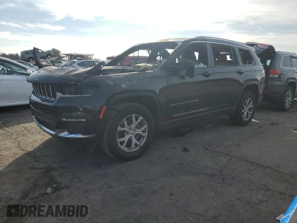 2022 Jeep Grand Cherokee Limited с VIN 1C4RJKBG0N8604666, выставлен на аукционе Copart как лот 81702224 с пробегом Не указан миль и Списание • Salvage title. История ставок и продаж доступна на DreamBid. Изображение 1.