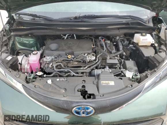 2024 Toyota Sienna LE z VIN 5TDBRKEC7RS187146, wystawiony jako Copart lot #56322655 z przebiegiem 21 611 mil mil oraz Szkoda całkowita • Salvage title. Historia ofert i sprzedaży dostępna na DreamBid. Obrazek 12.