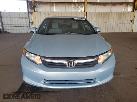 2012 Honda Civic LX с VIN 19XFB2F53CE055606, выставлен на аукционе Copart как лот 57306205 с пробегом 163 480 миль миль и Чистый • Clean title. История ставок и продаж доступна на DreamBid. Изображение 5.