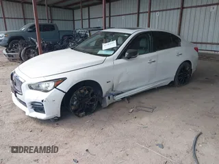 2017 Infiniti Q50 3.0t Premium with VIN JN1EV7AR8HM839303, listed as a IAAI auction lot 41783123 with 53,547 mi miles. Bid and sale history available at carsss.com. Image 17.